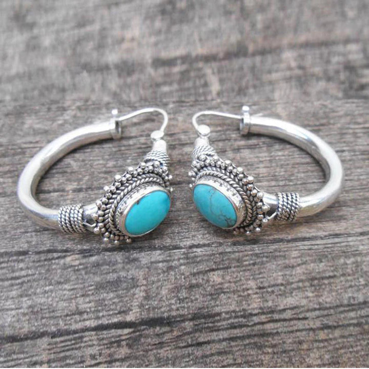 Vintage Style Turquoise Earrings