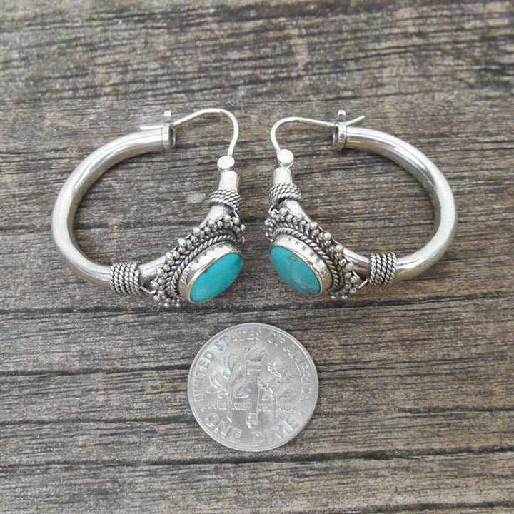 Vintage Style Turquoise Earrings