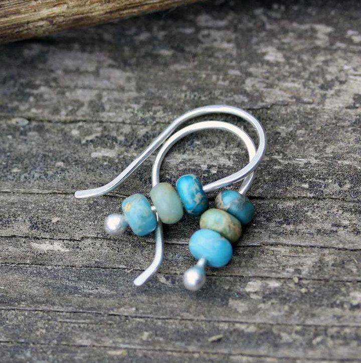 Turquoise Bead Earrings