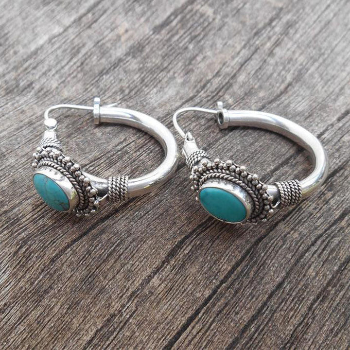 Vintage Style Turquoise Earrings