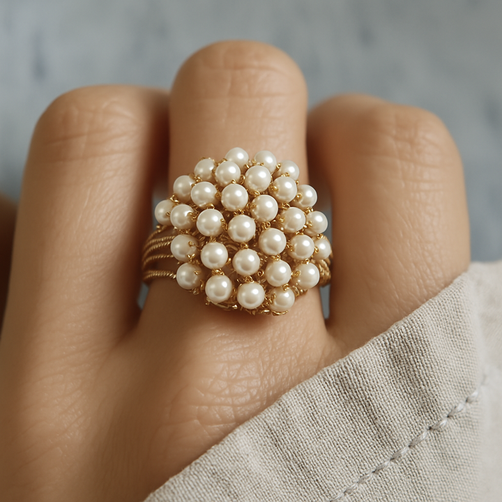 Pearl Inlay Ring