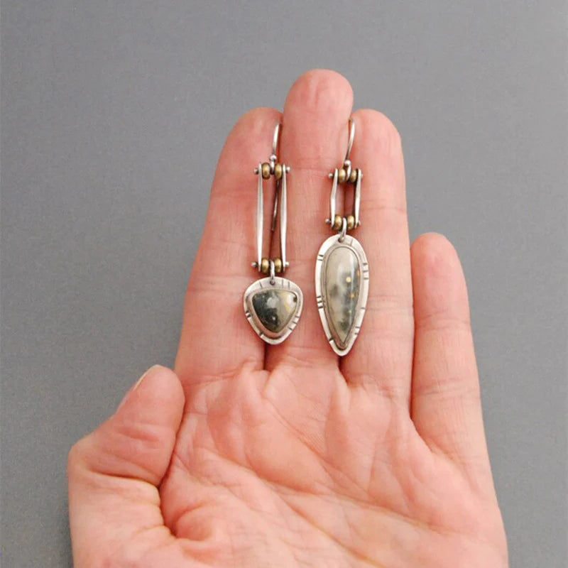 Long Punk Mechanical Style Earrings