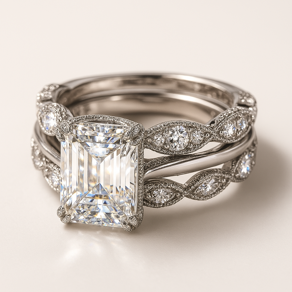 Vintage Silver Sparkling Ring